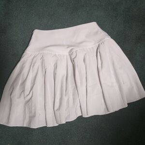 HALARA Elegant Cream Skater Skirt